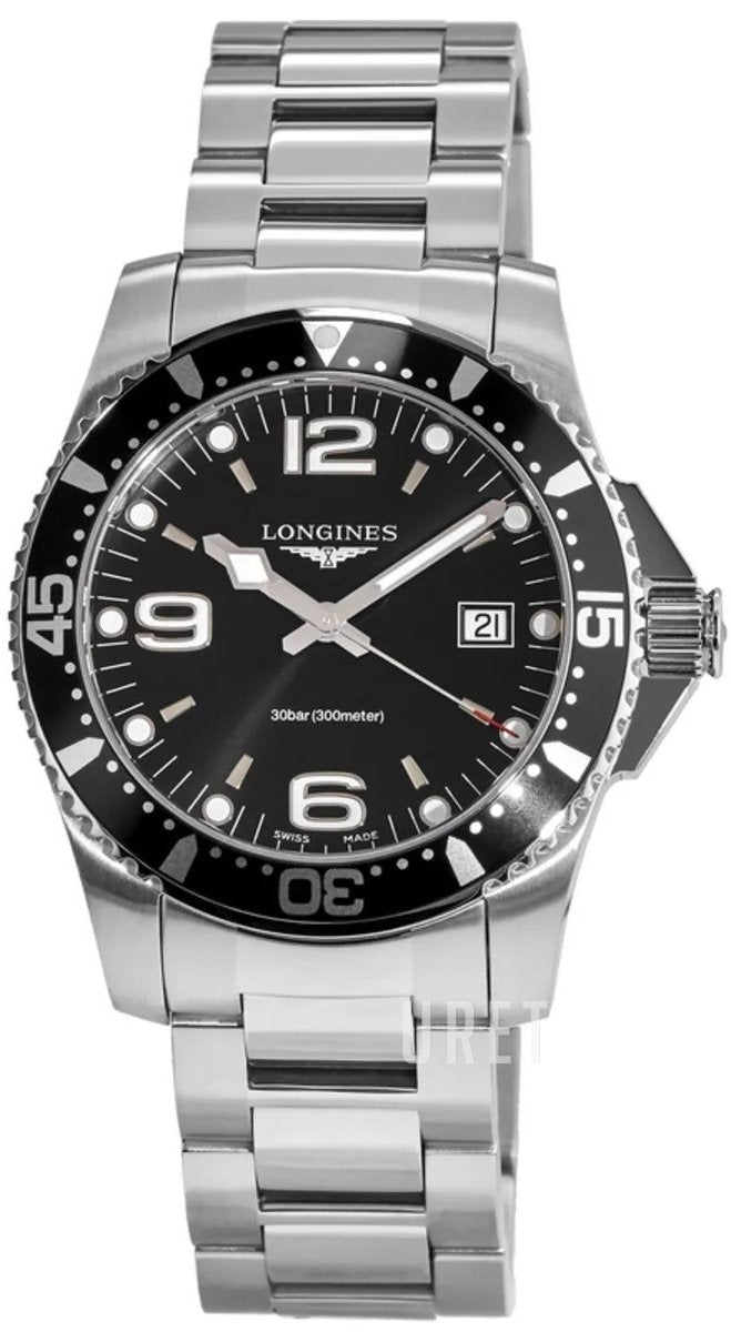 Longines HydroConquest Svart/Stål Ø41 mm