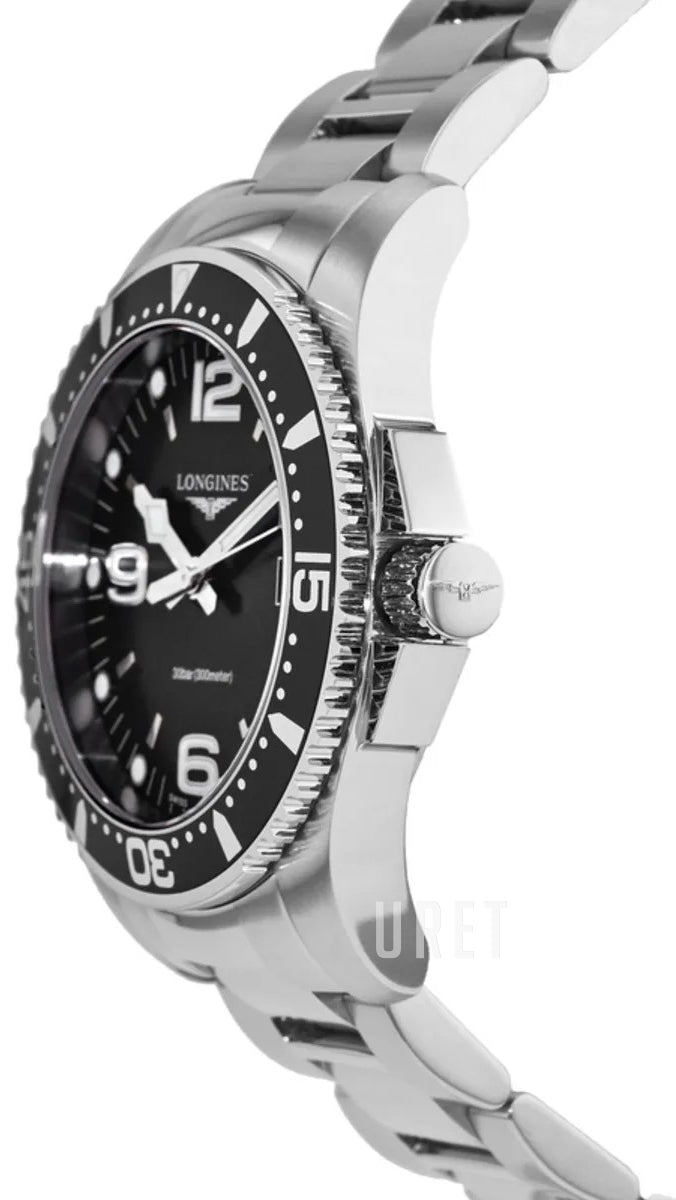 Longines HydroConquest Svart/Stål Ø41 mm