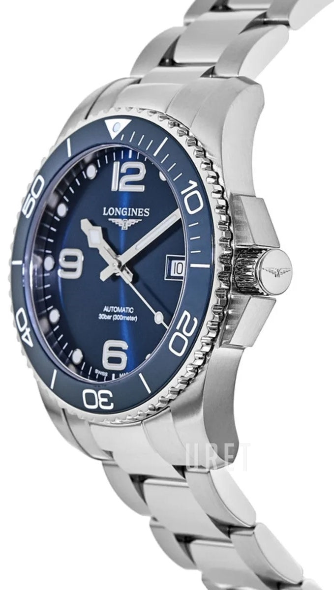 Longines Hydroconquest Blå/Stål Ø41 mm