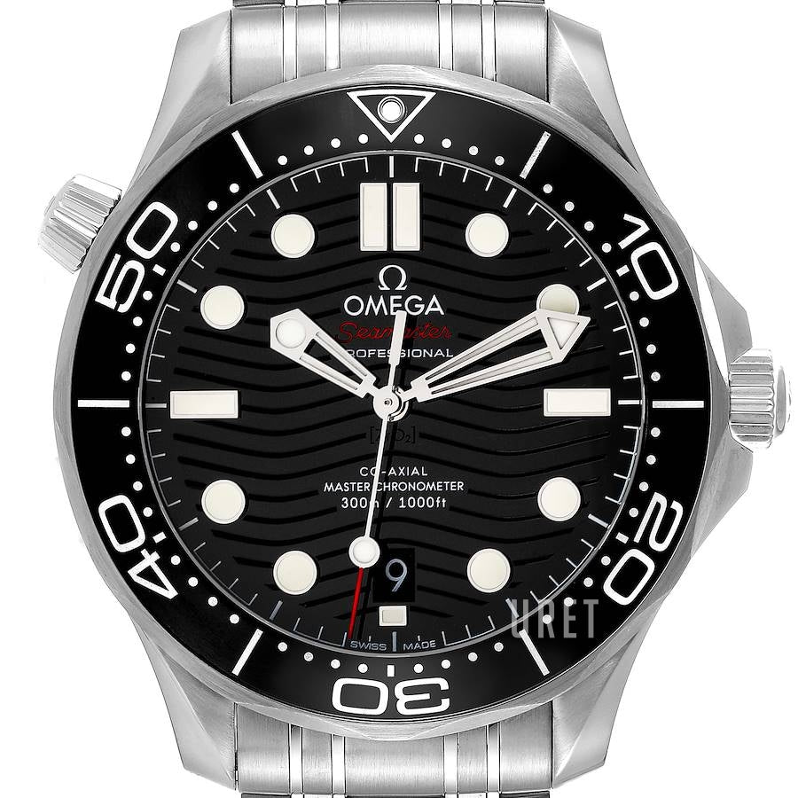 Omega Seamaster Diver 300m Svart/Stål Ø42 mm