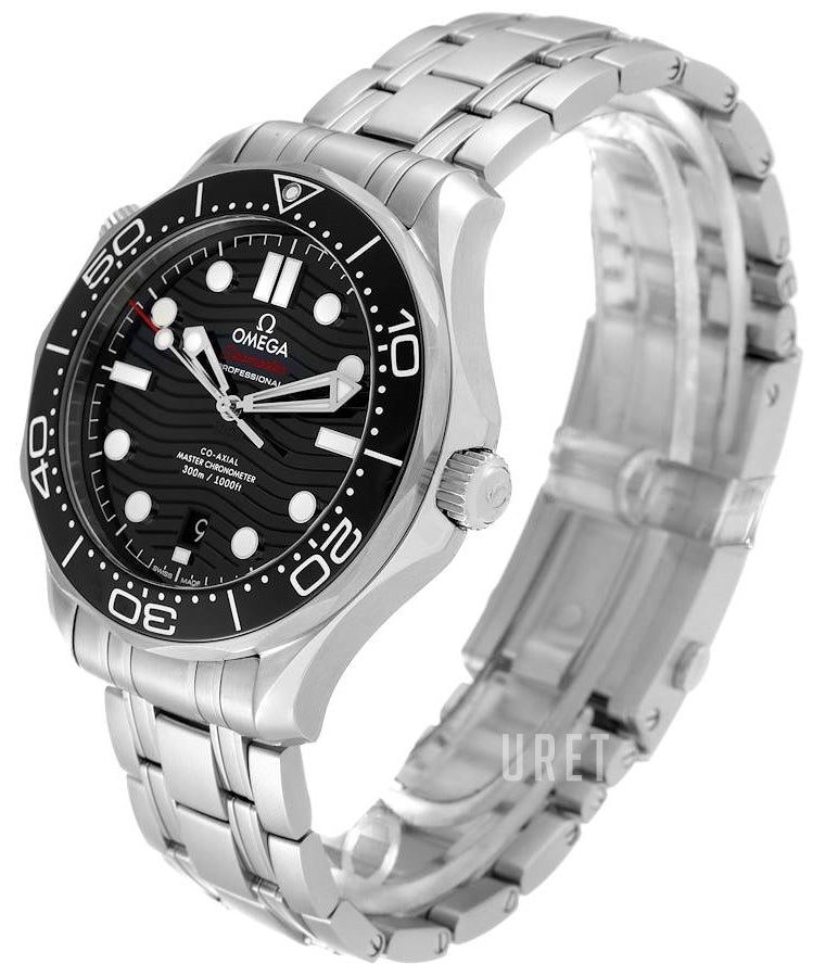 Omega Seamaster Diver 300m Svart/Stål Ø42 mm