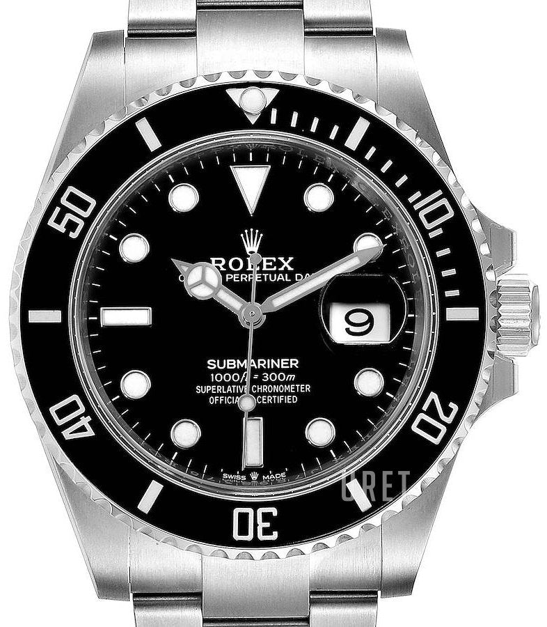 Rolex Submariner Svart/Stål Ø41 mm
