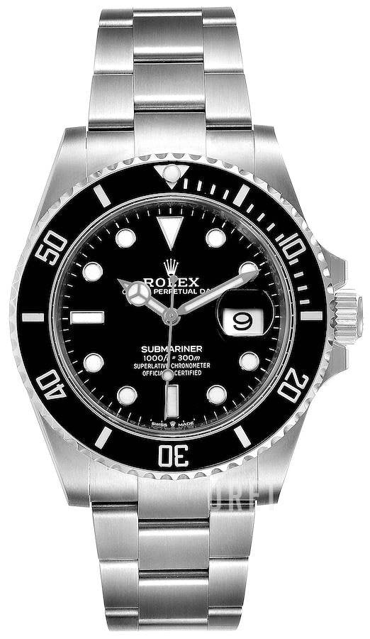 Rolex Submariner Svart/Stål Ø41 mm